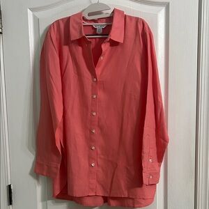 Tommy Bahama Vibrant Coral Button-Down Shirt